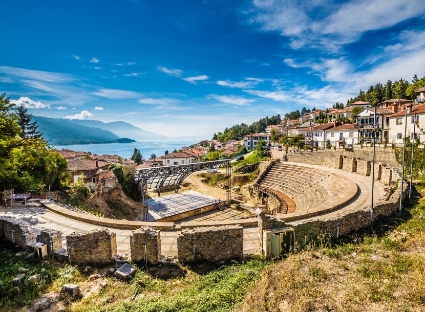 Ancient Theatre of Ohrid - Ohrid, Macedonia